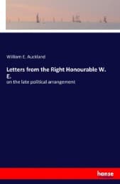 Cover von Letters from the Right Honourable W. E.