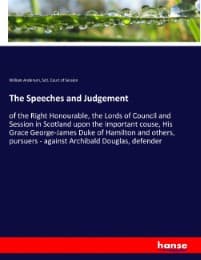 Cover von The Speeches and Judgement