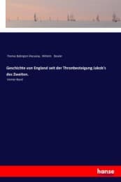 Cover von Geschichte von England seit der Thronbesteigung Jakob's des Zweiten.