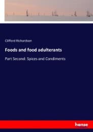 Cover von Foods and food adulterants