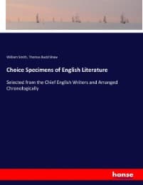 Cover von Choice Specimens of English Literature