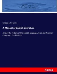 Cover von A Manual of English Literature