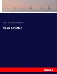 Cover von Kleine Schriften
