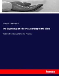 Cover von The Beginnings of History According to the Bible
