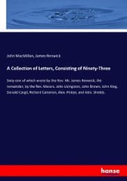 Cover von A Collection of Letters, Consisting of Ninety-Three