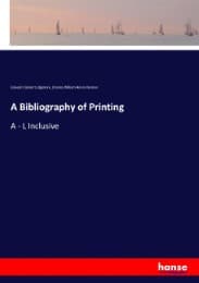 Cover von A Bibliography of Printing