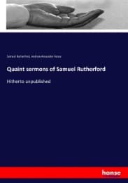 Cover von Quaint sermons of Samuel Rutherford