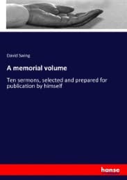 Cover von A memorial volume