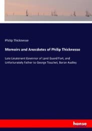 Cover von Memoirs and Anecdotes of Philip Thicknesse