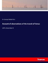 Cover von Account of observations of the transit of Venus
