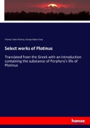Cover von Select works of Plotinus