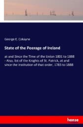 Cover von State of the Peerage of Ireland