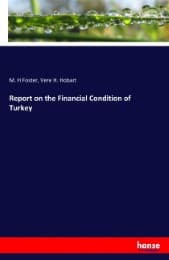 Cover von Report on the Financial Condition of Turkey