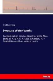 Cover von Syracuse Water Works
