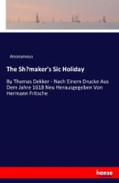 Cover von The Shoemaker's Sic Holiday