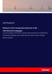 Cover von Elements of the Comparative Grammar of the Indo-Germanic Languages