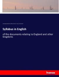 Cover von Syllabus in English