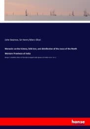 Cover von Memoirs on the history, folk-lore, and distribution of the races of the North Western Provinces of India