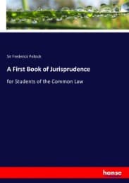 Cover von A First Book of Jurisprudence