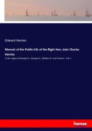 Cover von Memoir of the Public Life of the Right Hon. John Charles Herries