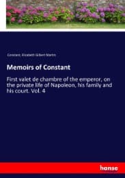Cover von Memoirs of Constant