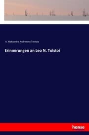 Cover von Erinnerungen an Leo N. Tolstoi
