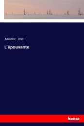 Cover von L'épouvante