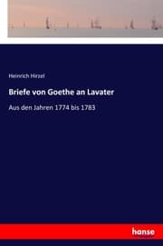 Cover von Briefe von Goethe an Lavater