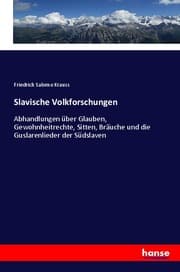 Cover von Slavische Volkforschungen
