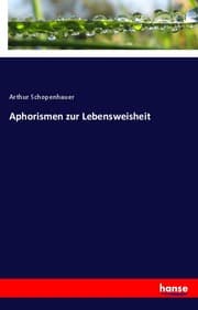 Cover von Aphorismen zur Lebensweisheit