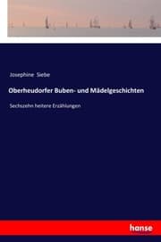 Cover von Oberheudorfer Buben- und Mädelgeschichten
