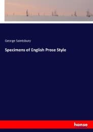 Cover von Specimens of English Prose Style