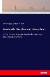 Cover von Seasonable Hints From an Honest Man