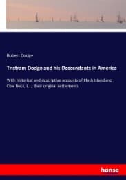 Cover von Tristram Dodge and his Descendants in America