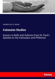 Cover von Colossian Studies