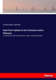 Cover von Saint Paul's Epistles to the Colossians and to Philemon