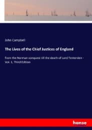 Cover von The Lives of the Chief Justices of England