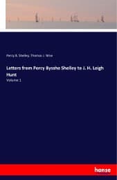 Cover von Letters from Percy Bysshe Shelley to J. H. Leigh Hunt