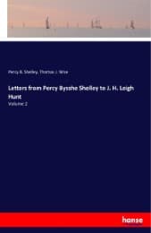 Cover von Letters from Percy Bysshe Shelley to J. H. Leigh Hunt