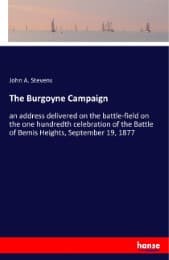 Cover von The Burgoyne Campaign