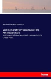 Cover von Commemorative Proceedings of the Athenáeum Club