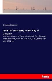 Cover von John Tait's Directory for the City of Glasgow