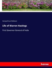 Cover von Life of Warren Hastings