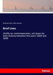 Cover von Brief Lives