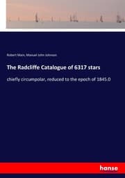 Cover von The Radcliffe Catalogue of 6317 stars