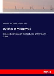 Cover von Outlines of Metaphysic