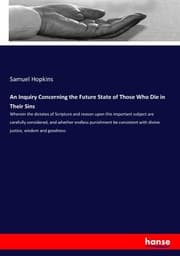 Cover von An Inquiry Concerning the Future State of Those Who Die in Their Sins
