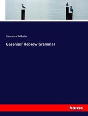 Cover von Gesenius' Hebrew Grammar