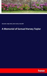 Cover von A Memorial of Samuel Harvey Taylor