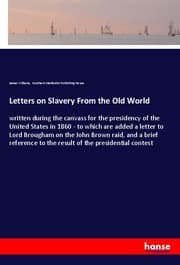 Cover von Letters on Slavery From the Old World